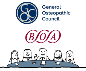 The General Osteopathic logo and council